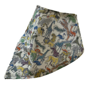 Drawn Safari Animals Bib