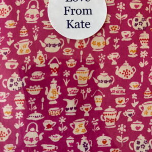Pink Teapots Handkerchief